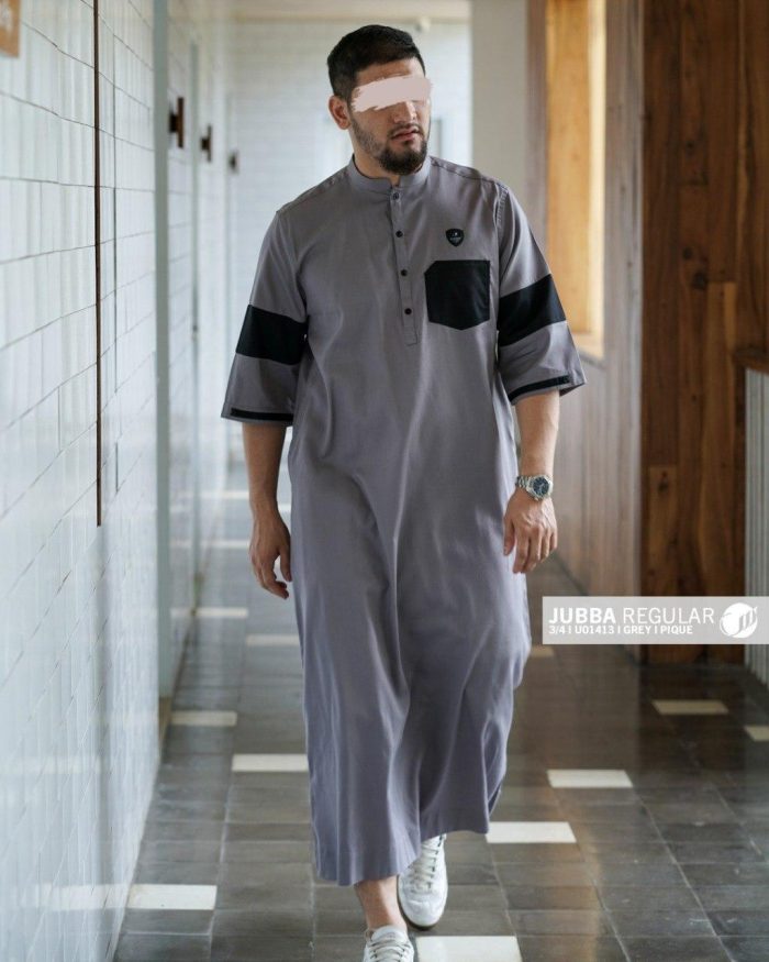 Jubba Reguler 3/4 u01413 Grey Pique