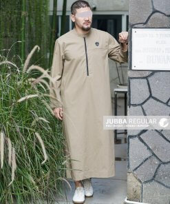 Jubba Reguler Zipper Panjang r01631 Khaki Ripstop