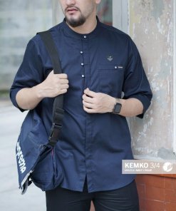 Kemko 3/4 u01213 Navy Pique