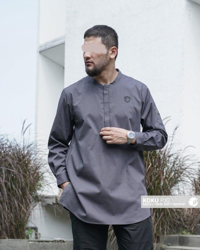 Koku Panjang r02121 Dark Grey Ripstop