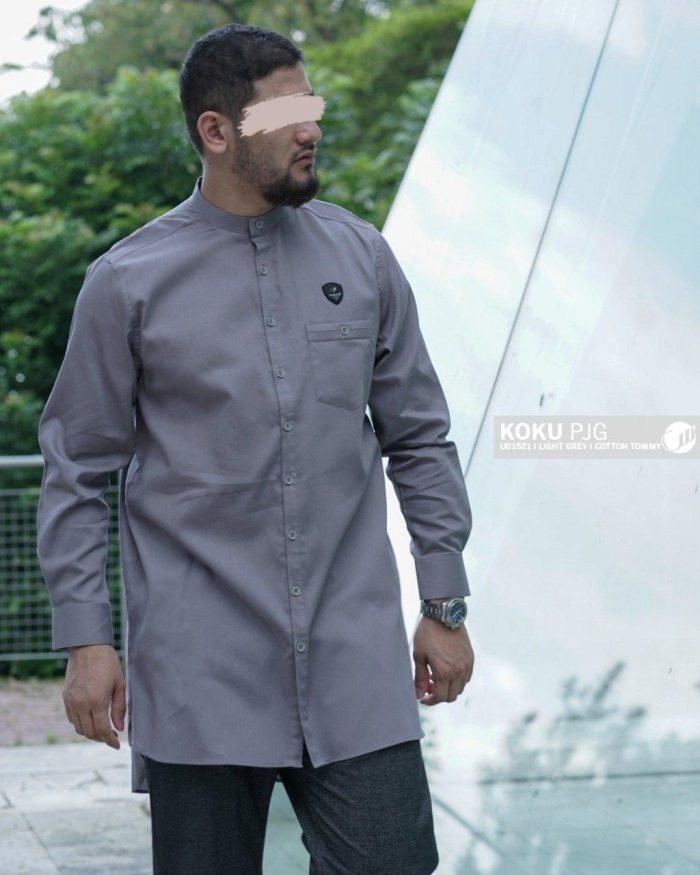 Koku Panjang u01521 Light Grey Cotton Tommy