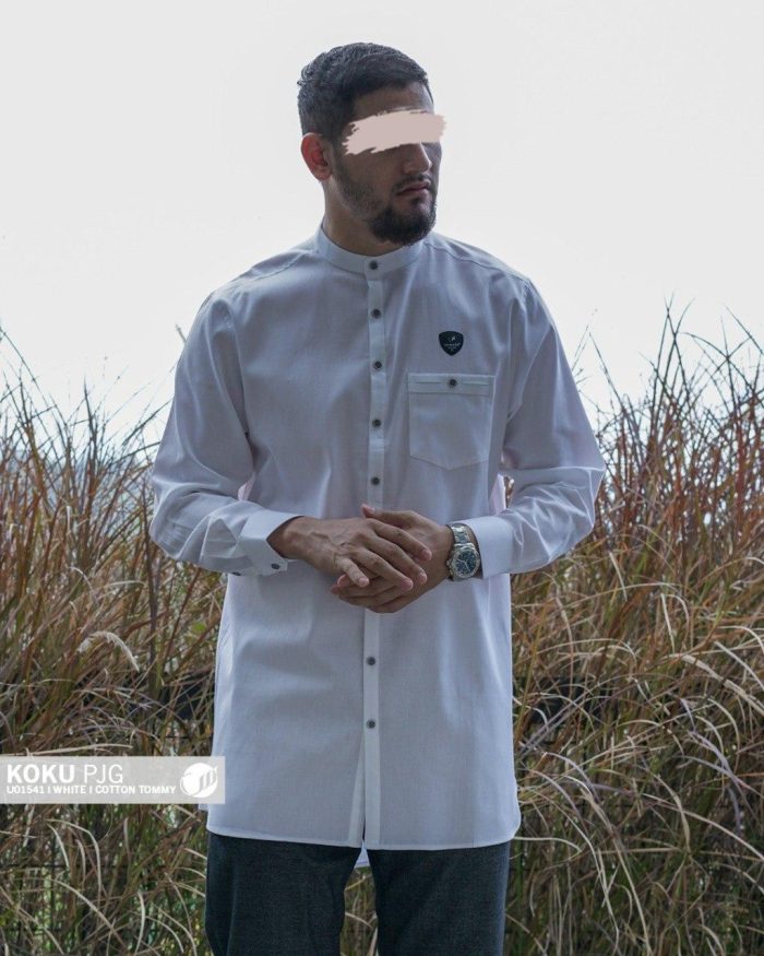 Koku Panjang u01541 White Cotton Tommy