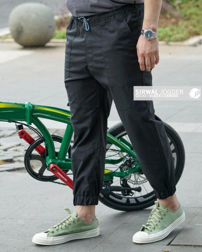 Sirwal Jogger g0132 Black Canvas
