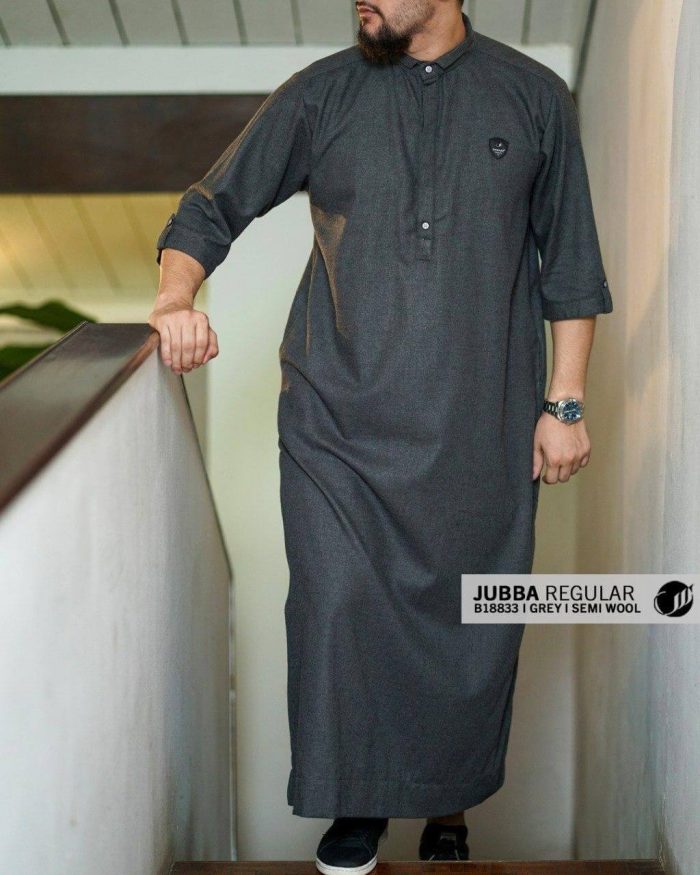 Jubba Reguler 3/4 b18833 Grey Semi Wool
