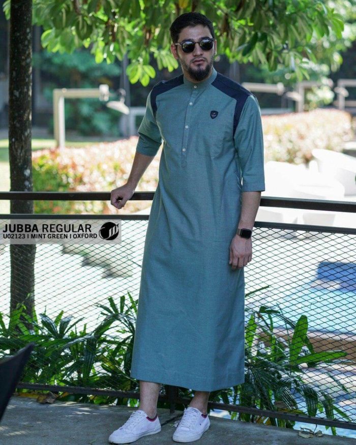 Jubba Reguler Panjang u02123 Mint Green Oxford