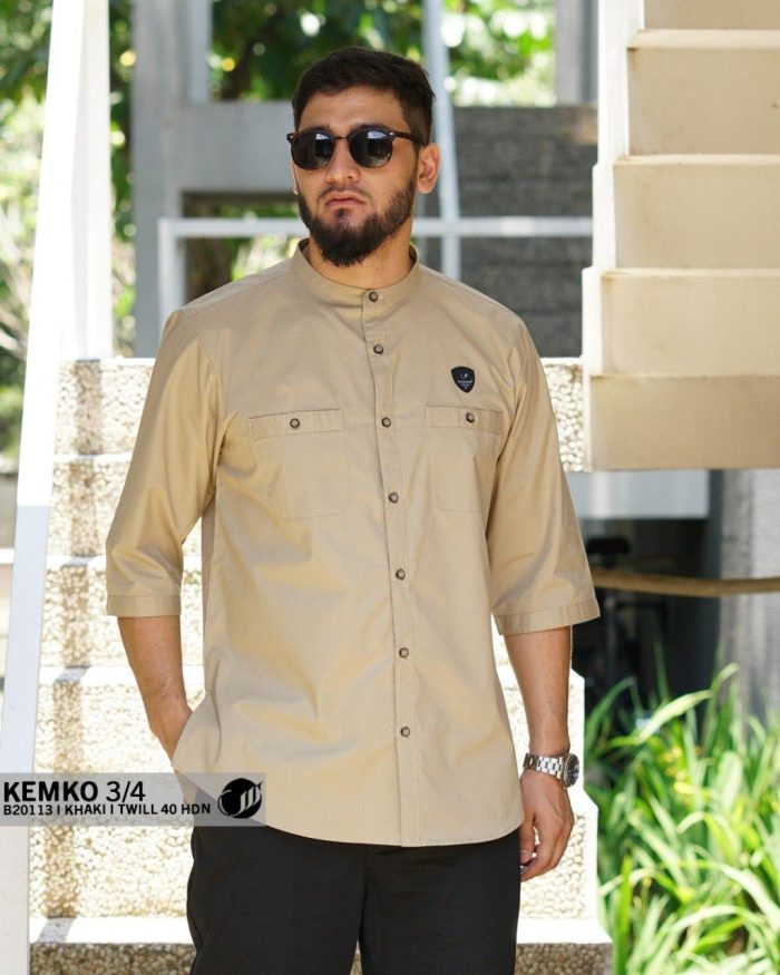 Kemko 3/4 B20113 Khaki Twill 40 Hdn