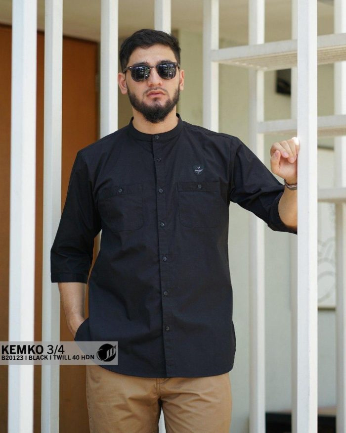 Kemko 3/4 B20123 Black Twill 40 Hdn