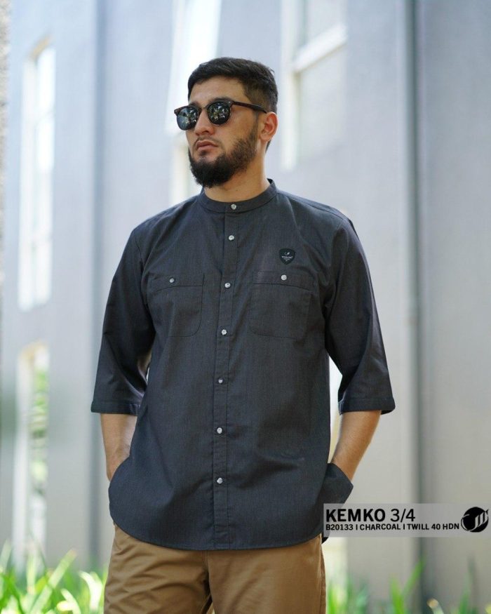 Kemko 3/4 B20133 Charcoal Twill 40 Hdn