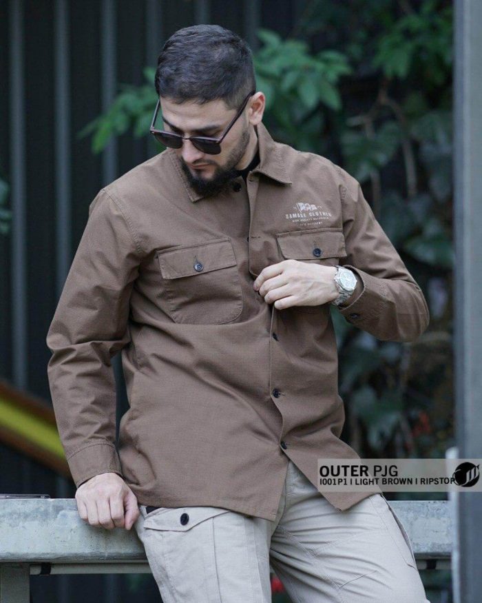 Kemko Outer Panjang I001P1 Light Brown Ripstop