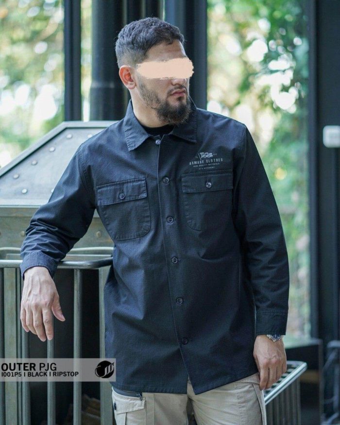 Kemko Outer Panjang i001p5 Black Ripstop