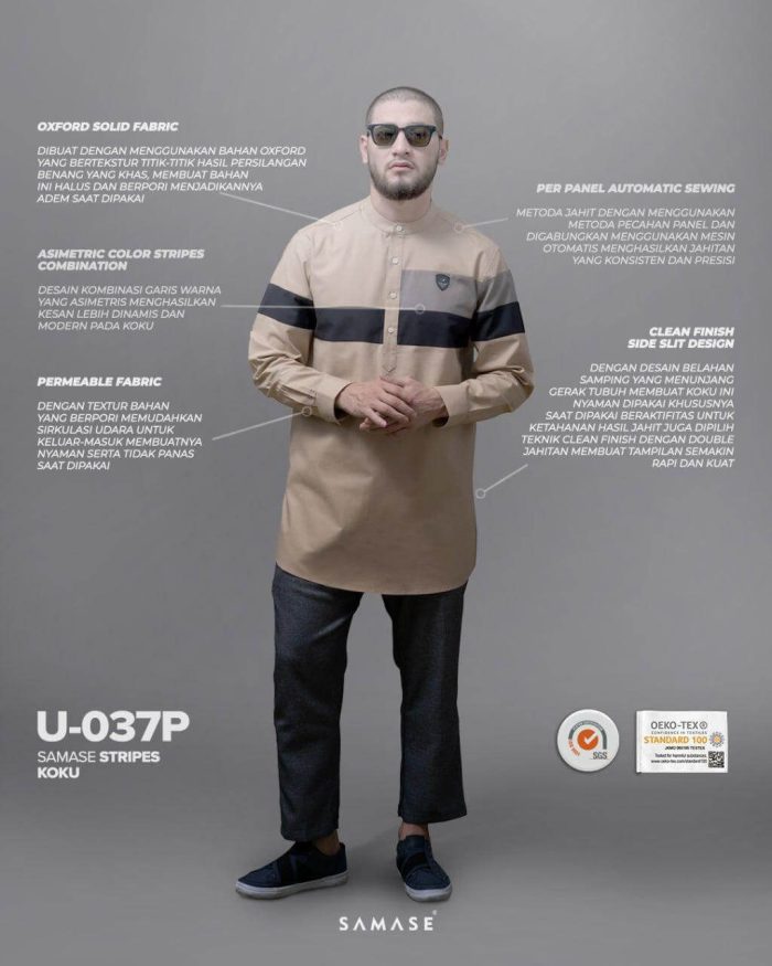 Stripes Koku (Koko Kurta) Long Sleeve (LS)