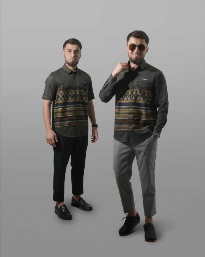 SAMASE KEMEJA KOKO KEMKO HERITAGE FRONT PATTERN S039 S041 TWILL SATEN