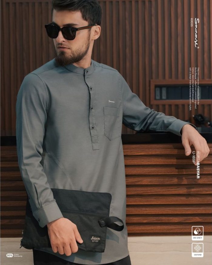 SAMASE KURTA BASYAR PANJANG U169P OXFORD