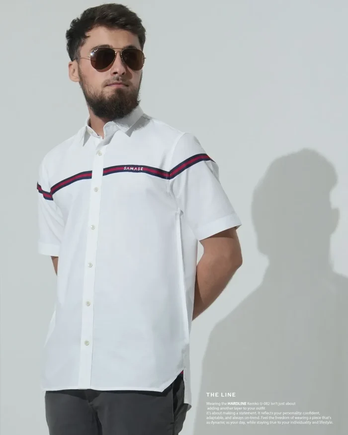 SAMASE Kemko Hard Line Lengan Pendek - U082 Cotton Oxford Solid