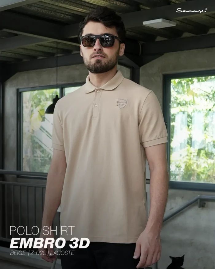 SAMASE Polo Shirt Embro 3D - Z020 Cotton