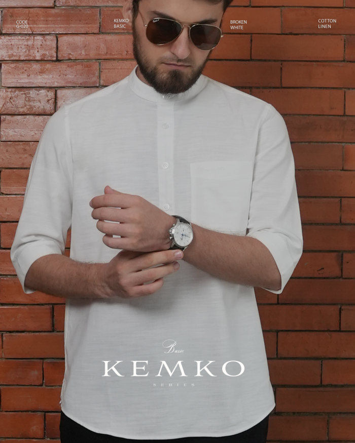 SAMASE Kemko Basic Lengan 3/4 - G020 Linen