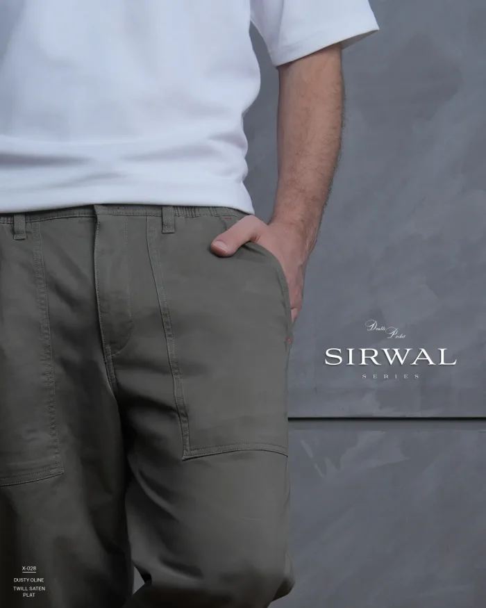 SAMASE Sirwal Double Pocket - X028 Twill Saten Plat