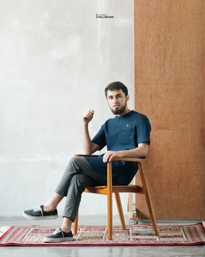 SAMASE Ghamis Coralless Lengan Pendek - R116P Cotton Oxford