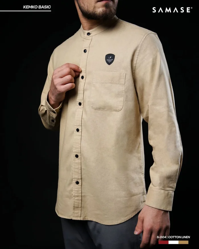 SAMASE Kemko Basic Lengan Panjang Big & Regular Size - S004 Linen