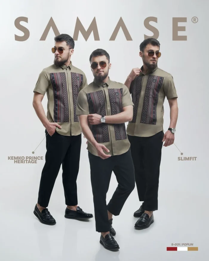 SAMASE Kemko Heritage Batik Lengan Pendek - S031 Poplin