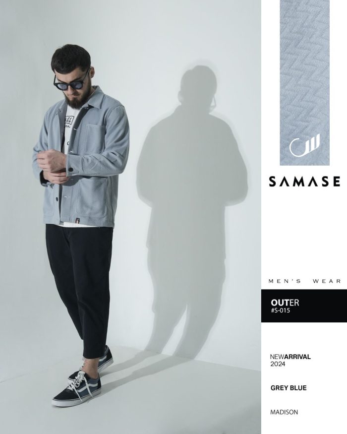 SAMASE Outer Lengan Panjang - S015 Katun Madison