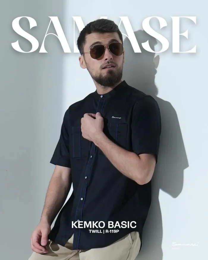 SAMASE Kemko Basic Lengan Pendek - R119P Cotton Twill