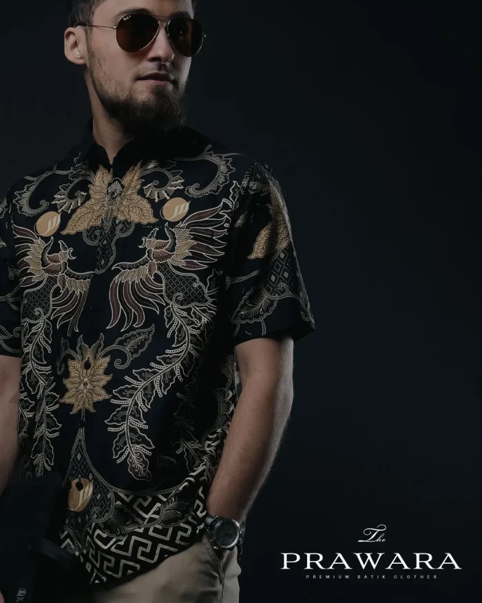 SAMASE Kemeja Batik Prawara Lengan Pendek Big Size - U087 CT Print