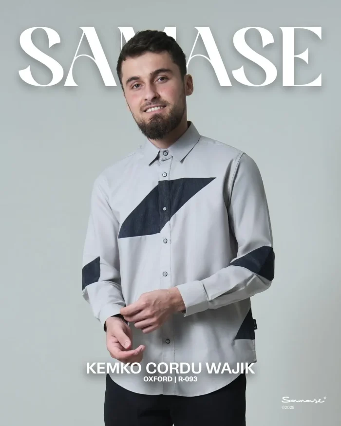 SAMASE Kemko Cut & Sew Cordu Wajik Lengan Panjang - R093 Cotton Oxford