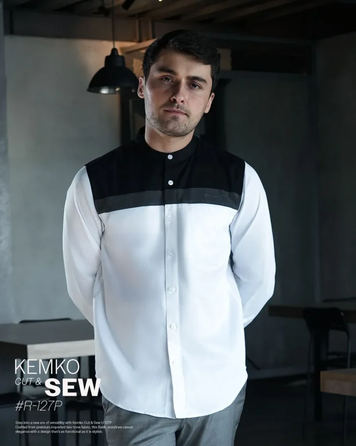 SAMASE Kemko Cut&Sew Lengan Panjang - R127P Twill