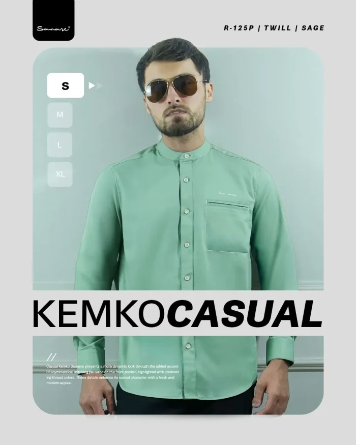 SAMASE Kemko Casual Lengan Panjang - R125P Twill