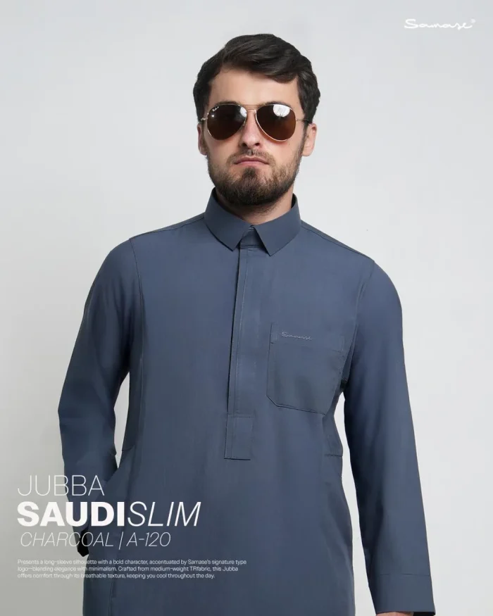 SAMASE Jubba Saudi Slim Lengan Panjang - A120 TR