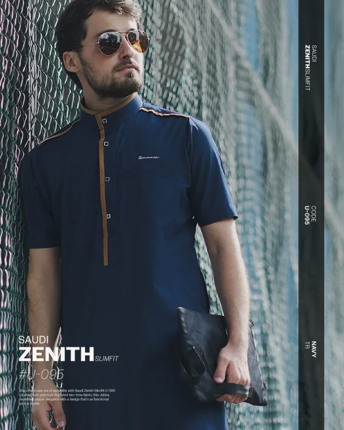 SAMASE Jubba Saudi Zenith SlimFit Lengan Pendek - U095 TR Premium