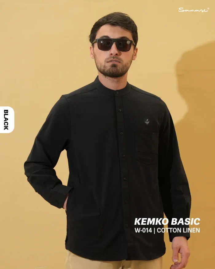 SAMASE Kemko Basic Lengan Panjang - W014 Cotton Linen