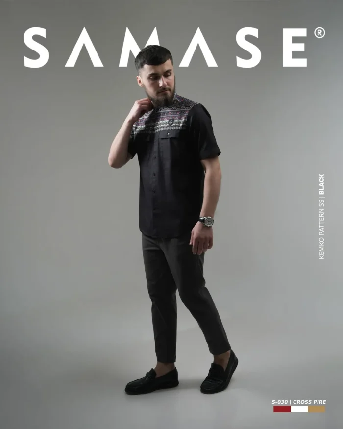 SAMASE Kemko Heritage Lengan Pendek - S030 Cross Fire