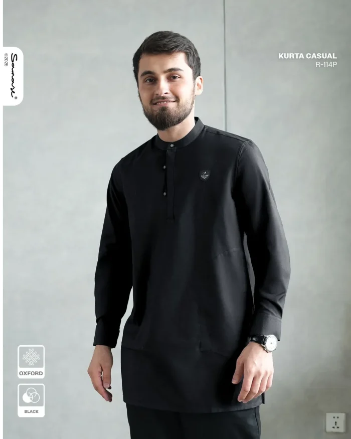SAMASE Kurta Lengan Panjang - R114P Oxford