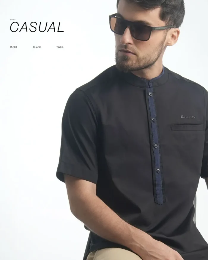 SAMASE Kemko Casual Lengan Pendek - K061 Cotton Twill