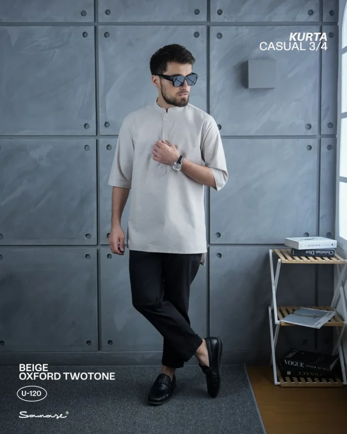 SAMASE Kurta Casual Lengan 3/4 - U120 Twill