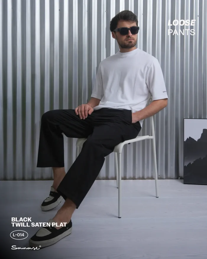 SAMASE Sirwal Reguler - L014 Twill Saten Plat